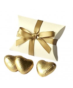 Old Gold Pillow Bow Favours