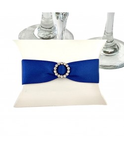 Royal Blue Pillow Diamanté Favours