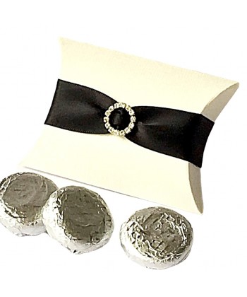 Black Pillow Diamanté Favours