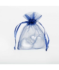 Organza Bag - Dark Blue