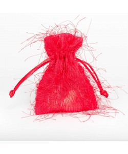 Fringed Pouch - Red
