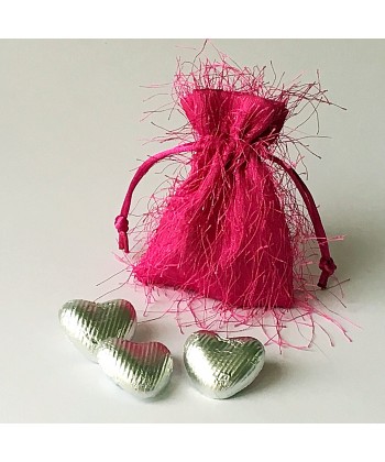Fringed Pouch - Fuchsia