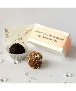 2 Choc Personalised - Peach