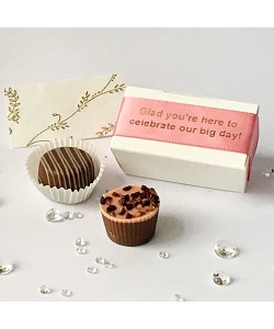2 Choc Personalised - Dusky Pink