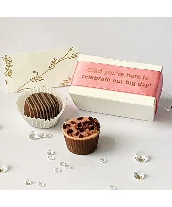 2 Choc Personalised - Dusky Pink