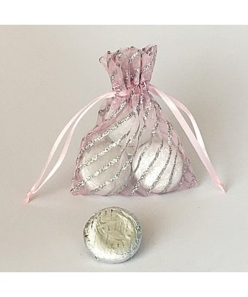 Glitter Line Pouch - Pink